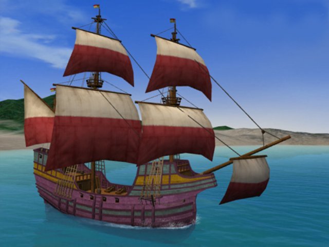 《大航海時代 Online》 適應長距離航海的「聖加布里埃爾級帆船」