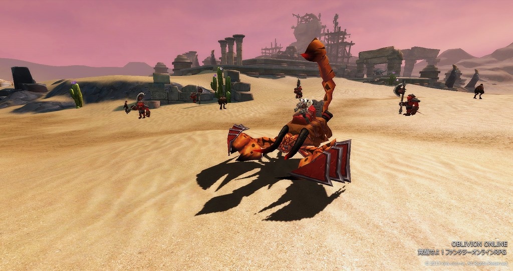 8 巨大毒蠍坐騎也是沙漠中特有的生物。