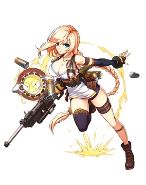 03-「蘿潔」全新三轉職業「芙蕾雅」擅長使用火槍、附加屬性的砲彈即與手榴彈_芙蕾雅